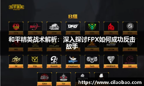 和平精英战术解析：深入探讨FPX如何成功反击敌手