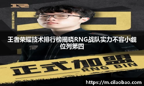 王者荣耀技术排行榜揭晓RNG战队实力不容小觑位列第四
