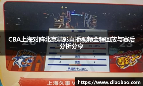 CBA上海对阵北京精彩直播视频全程回放与赛后分析分享
