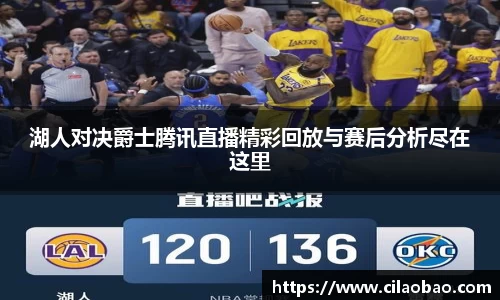 湖人对决爵士腾讯直播精彩回放与赛后分析尽在这里